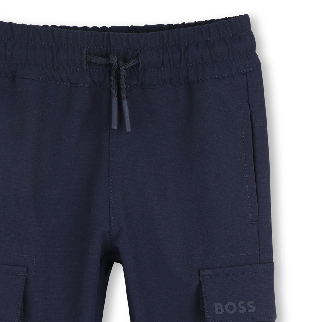 Hugo Boss Baby Boys Navy Cargo Pants
