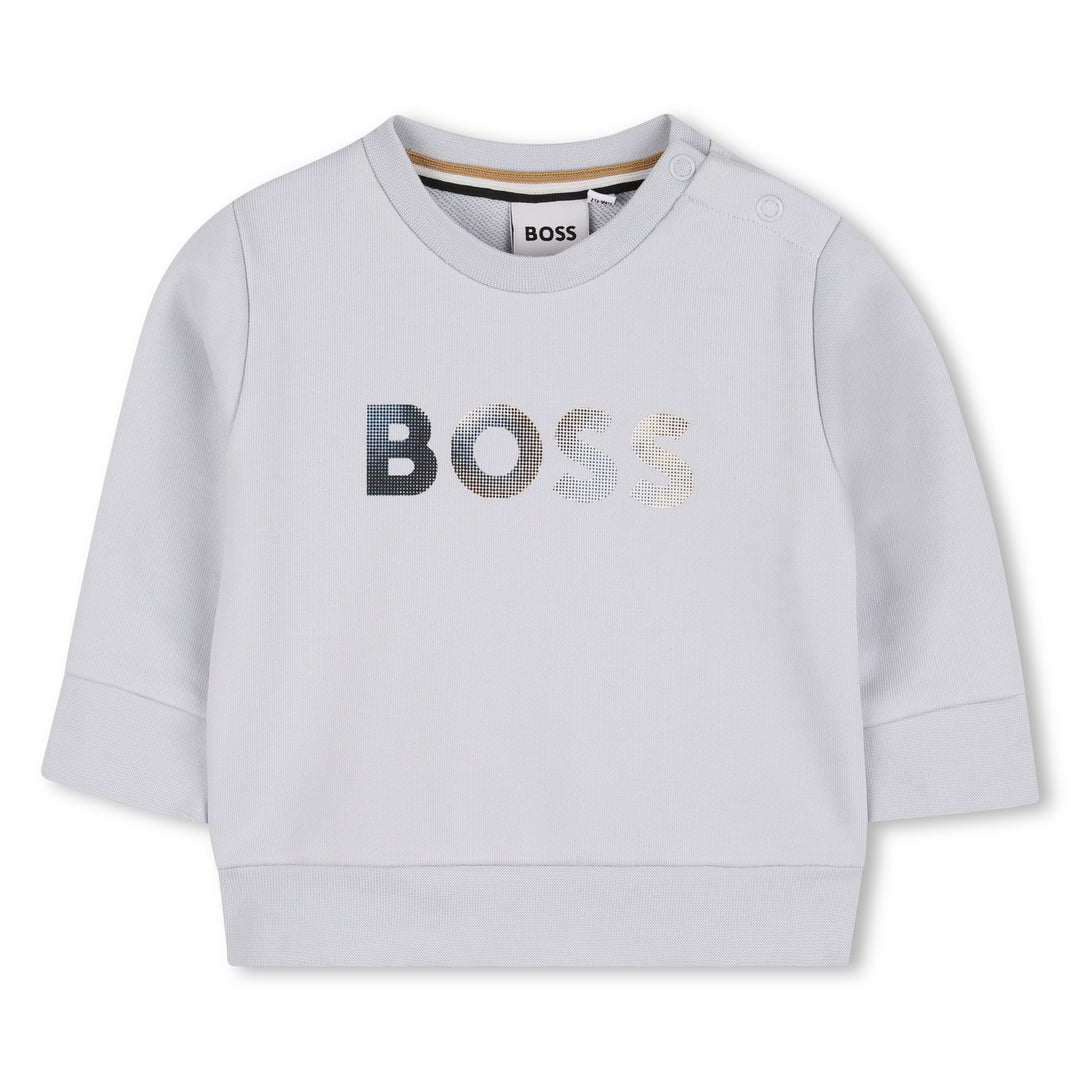 Hugo Boss Baby Boys Pale Blue Sweatshirt