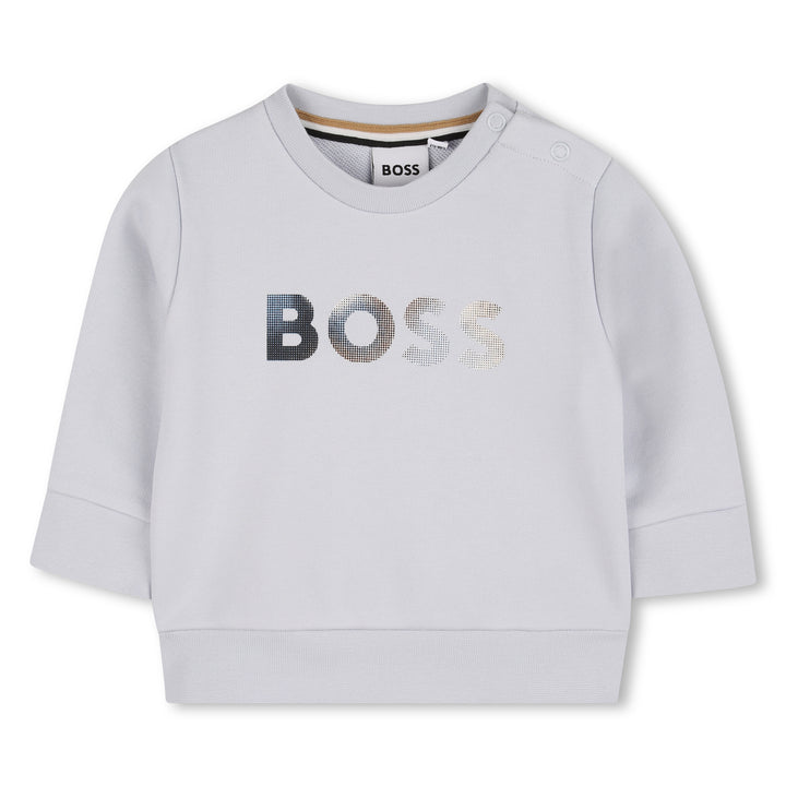 Hugo Boss Baby Boys Pale Blue Sweatshirt