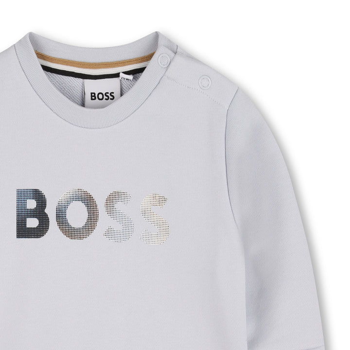 Hugo Boss Baby Boys Pale Blue Sweatshirt