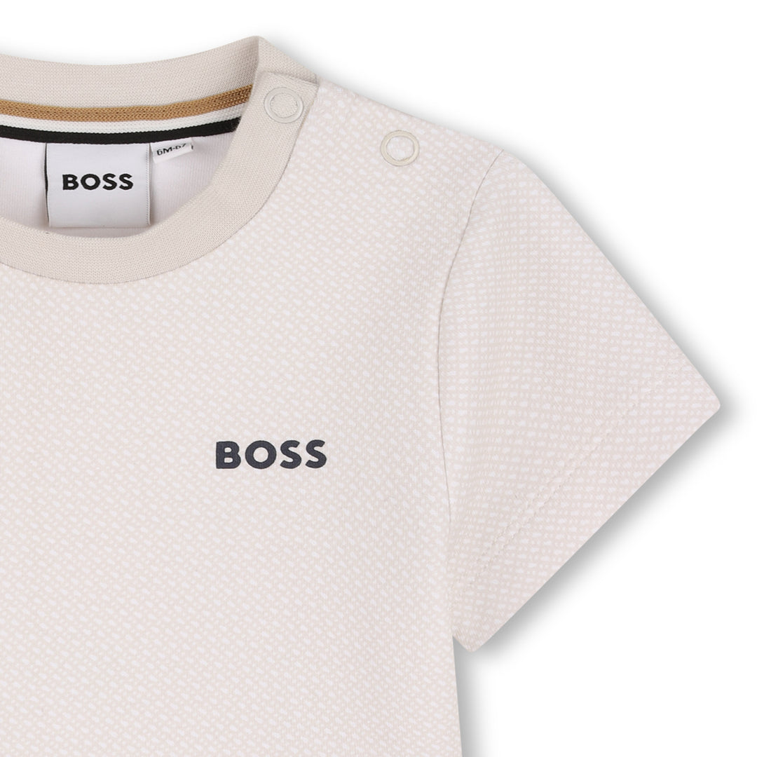 Hugo Boss Baby Boys Double B Monogram T-Shirt