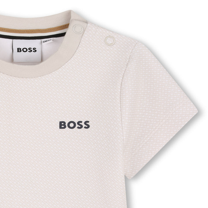 Hugo Boss Baby Boys Double B Monogram T-Shirt