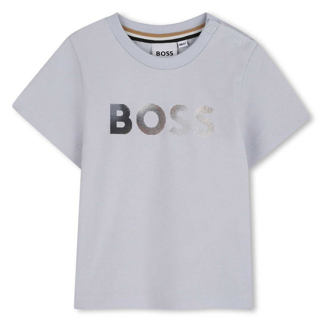 Hugo Boss Baby Boys Pale Blue T-Shirt