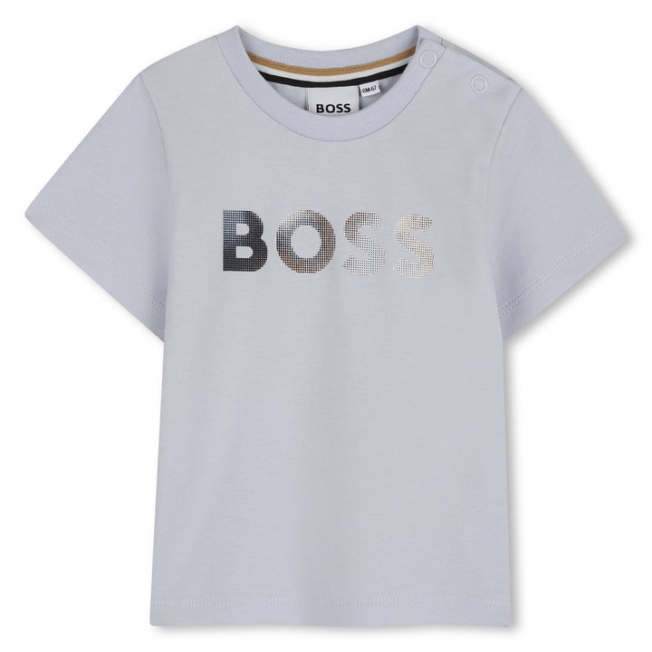 Hugo Boss Baby Boys Pale Blue T-Shirt
