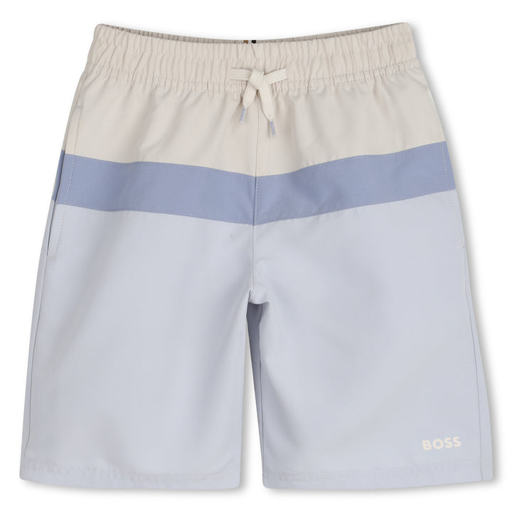Hugo Boss Blue & Beige Swim Shorts