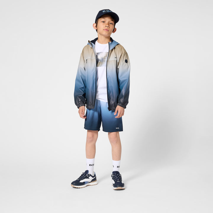 Hugo Boss Blue Gradient Swim Shorts