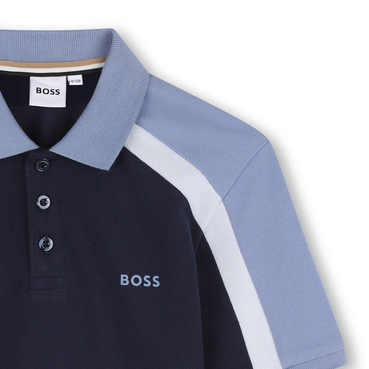 Hugo Boss Coloured Shoulder Polo