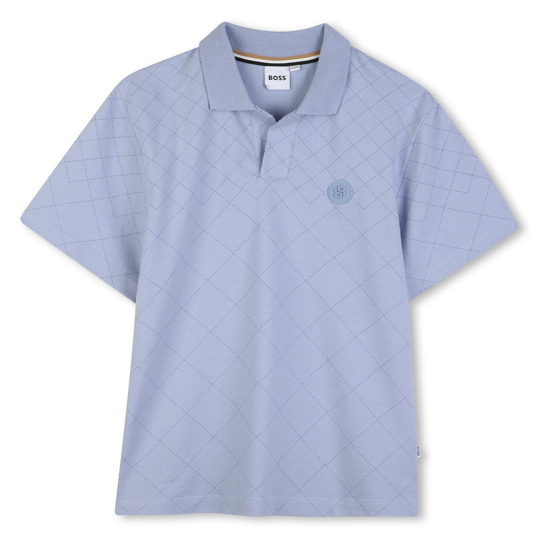 Hugo Boss Quilted Effect Polo