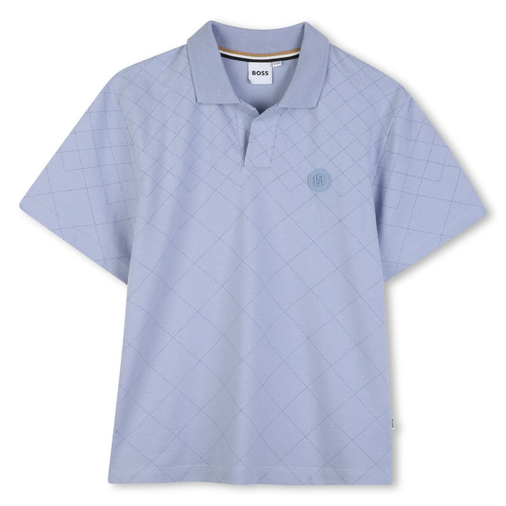 Hugo Boss Quilted Effect Polo