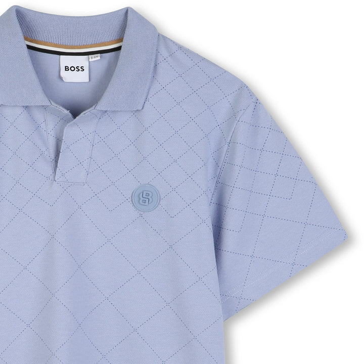Hugo Boss Quilted Effect Polo