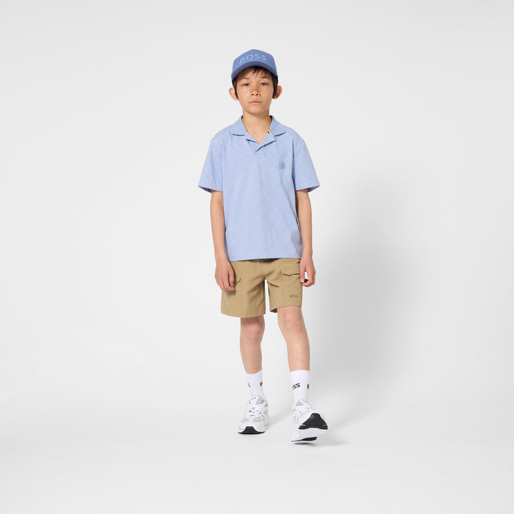 Hugo Boss Quilted Effect Polo