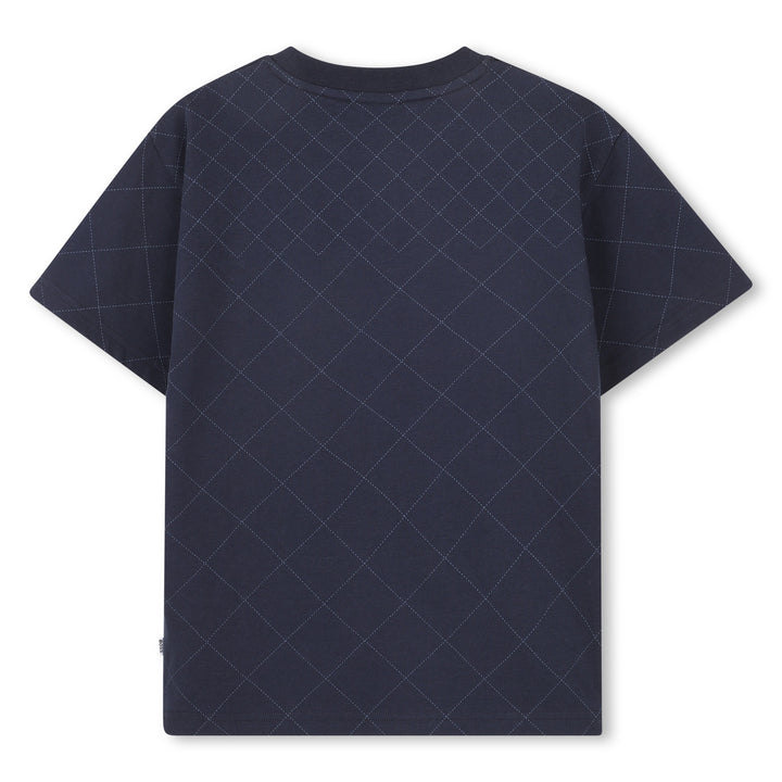 Hugo Boss Quilted Effect T-Shirt
