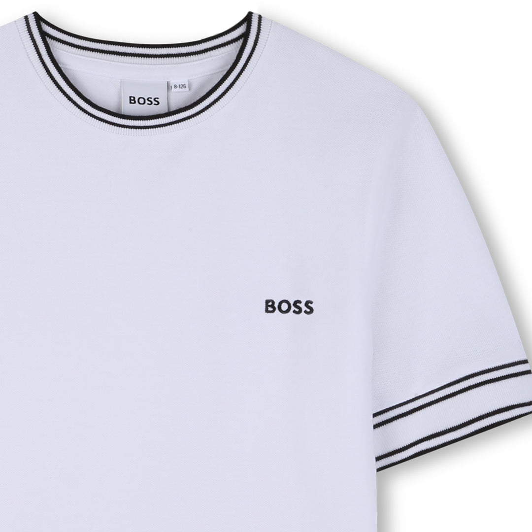 Hugo Boss Striped Detail T-Shirt