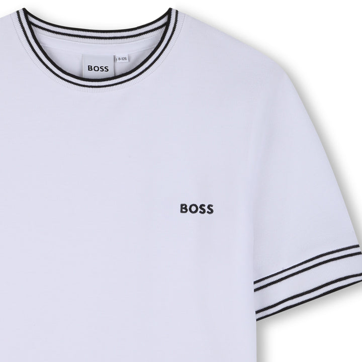 Hugo Boss Striped Detail T-Shirt