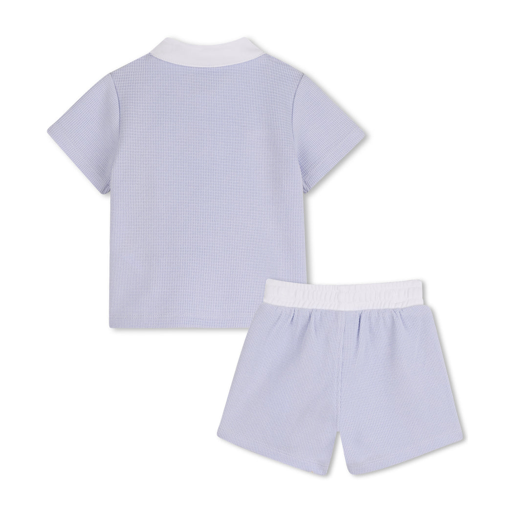 Hugo Boss Baby Boys Blue & White Ensemble
