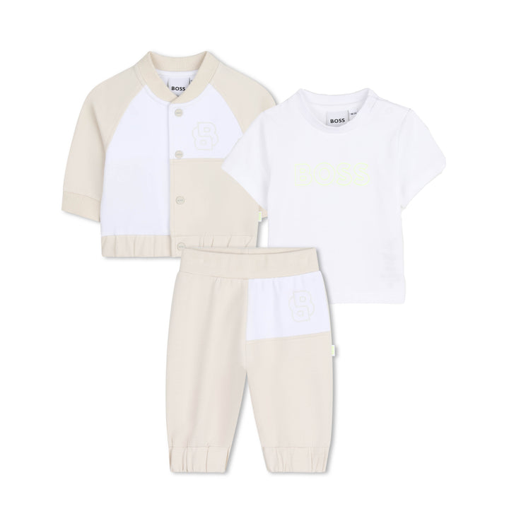 Hugo Boss Baby Boys Beige Tracksuit