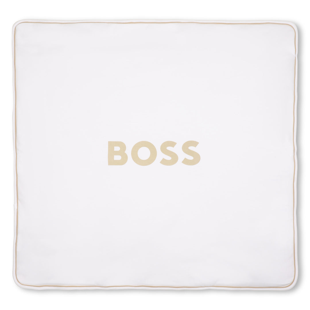 Hugo Boss Baby Striped Beige Blanket
