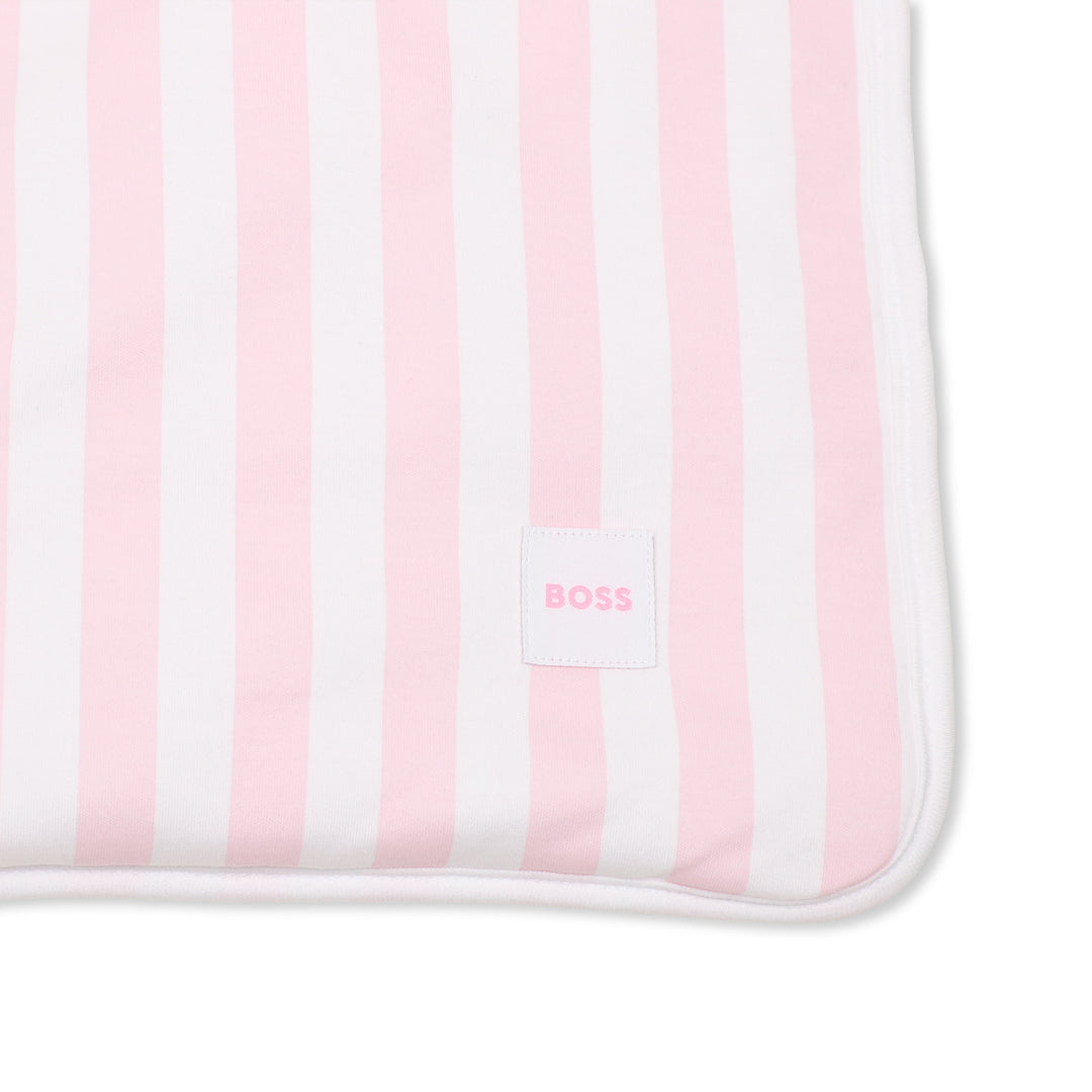 Hugo Boss Baby Girls Striped Blanket