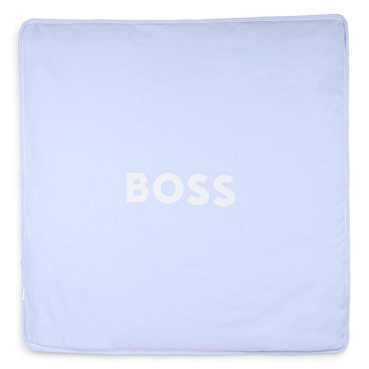 Hugo Boss Baby Boys Striped Blue Blanket