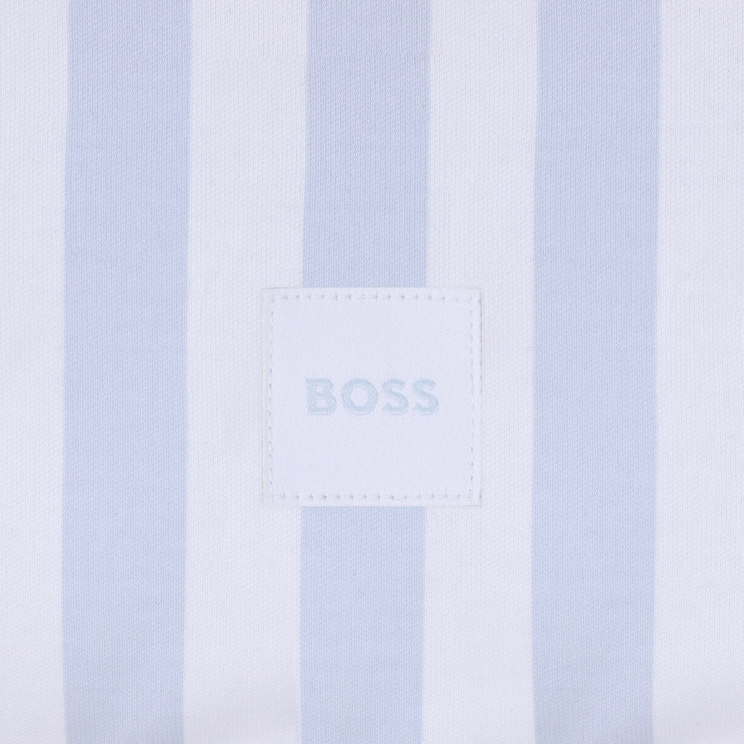 Hugo Boss Baby Boys Striped Blue Blanket