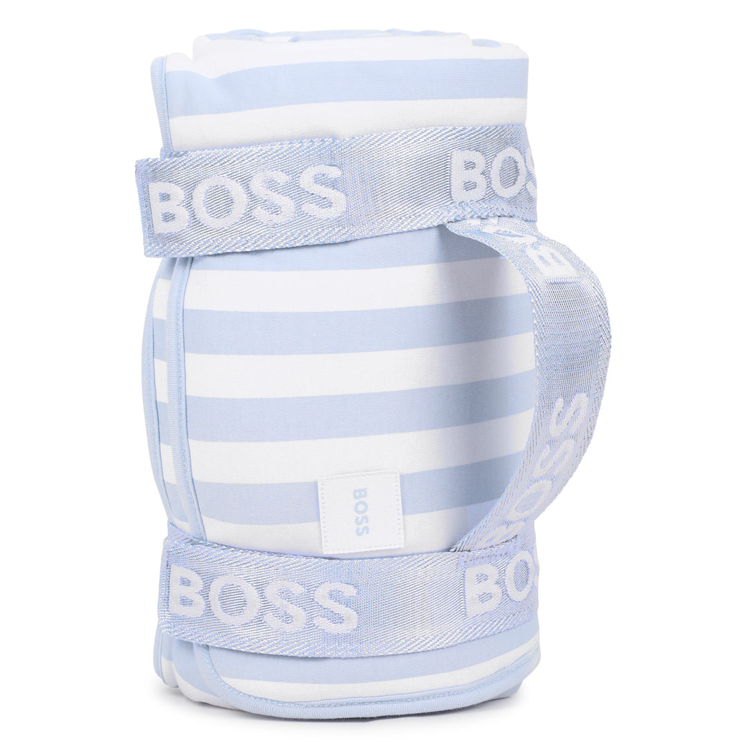 Hugo Boss Baby Boys Striped Blue Blanket