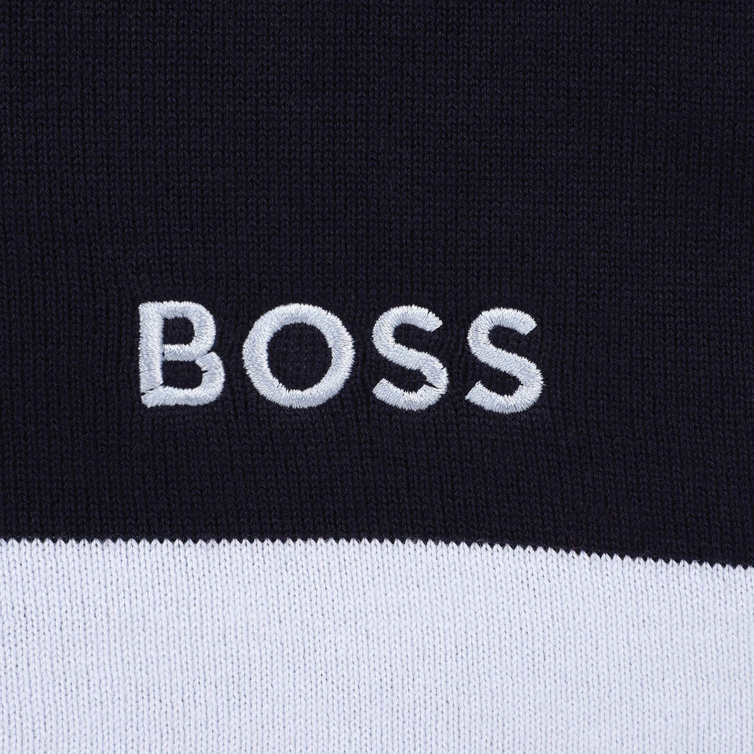 Hugo Boss Baby Boys Navy Panda Knit Blanket