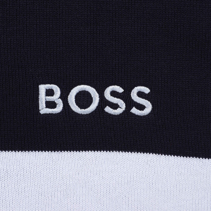 Hugo Boss Baby Boys Navy Panda Knit Blanket