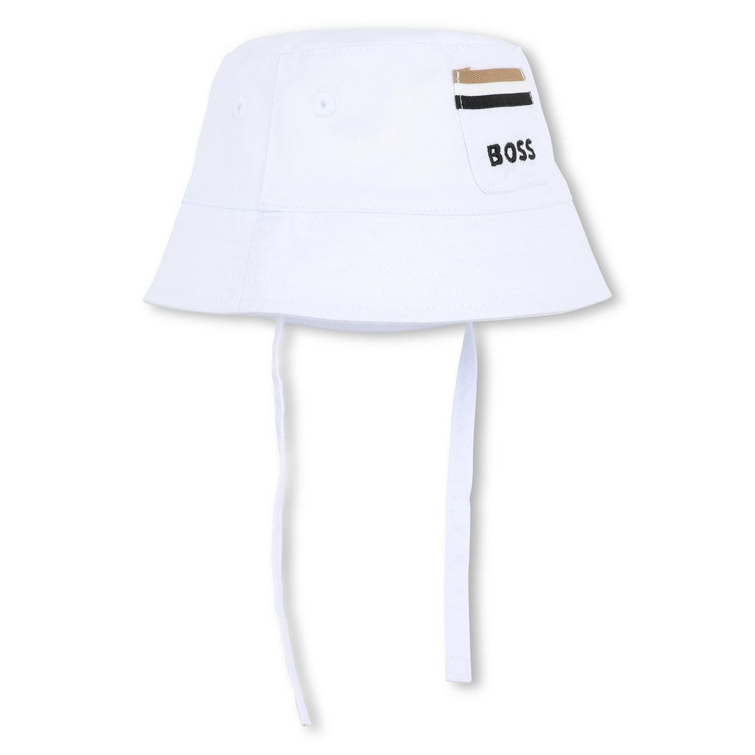 Hugo Boss Baby White Bucket Hat