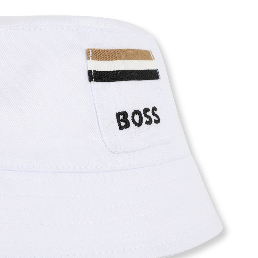 Hugo Boss Baby White Bucket Hat
