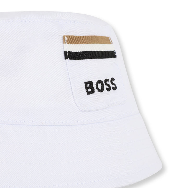 Hugo Boss Baby White Bucket Hat
