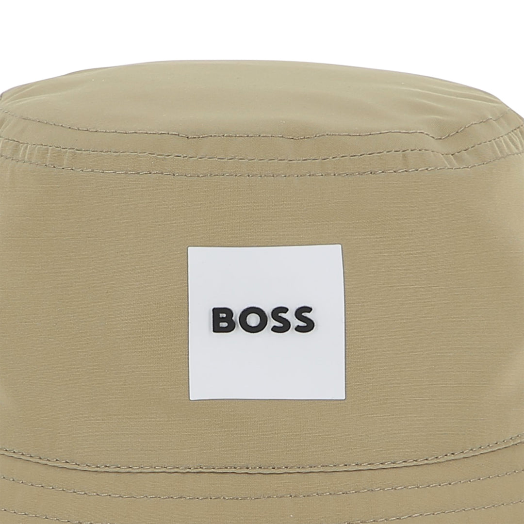 Hugo Boss Baby Boys Reversible Stone Bucket Hat