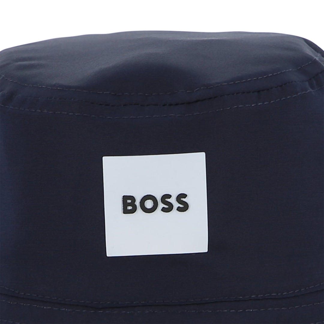 Hugo Boss Baby Boys Reversible Blue Bucket Hat