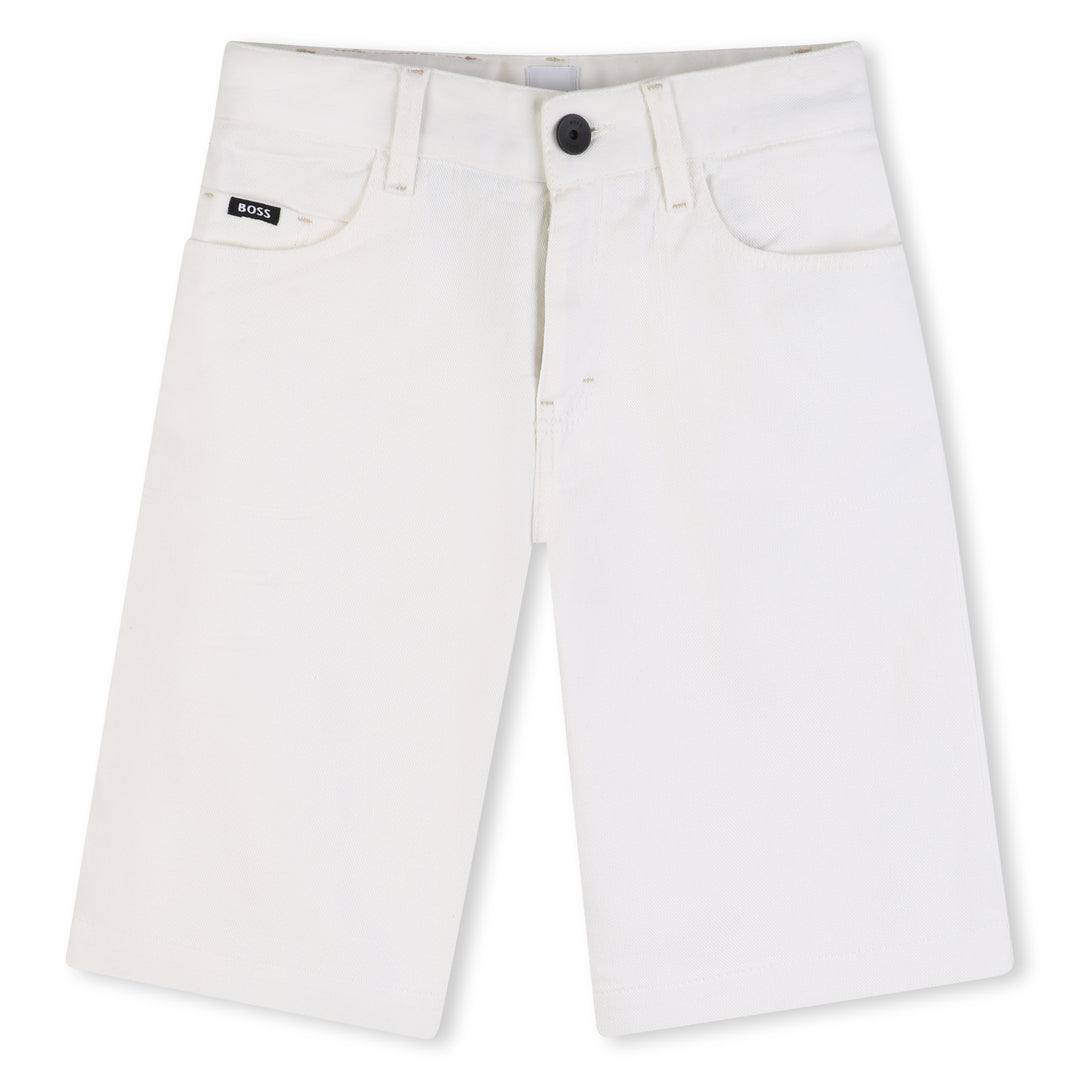 Hugo Boss White Denim Shorts