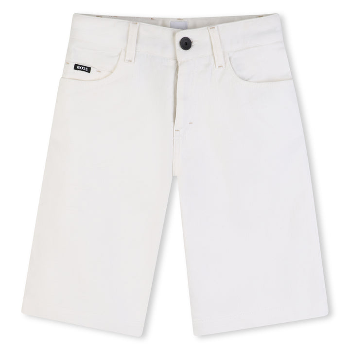 Hugo Boss White Denim Shorts