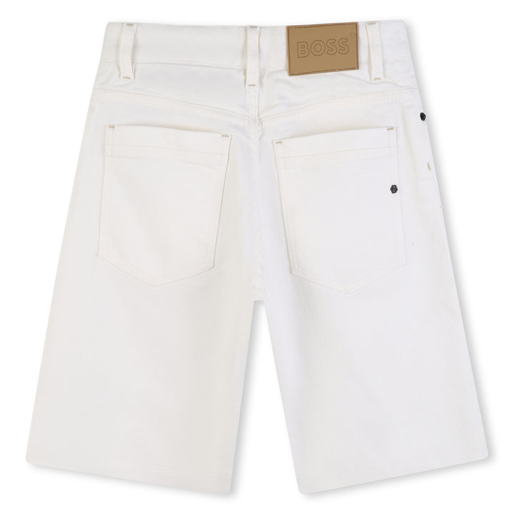 Hugo Boss White Denim Shorts