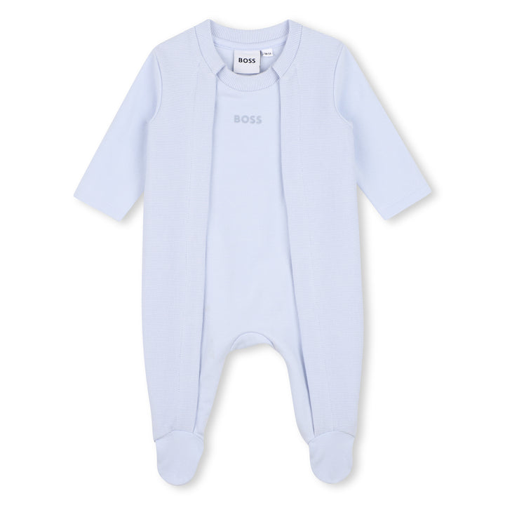 Hugo Boss Baby Boys Ribbed Detail Pyjama