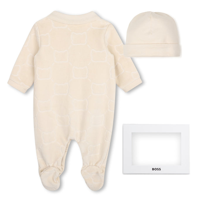 Hugo Boss Baby Boys Beige Pyjama Set