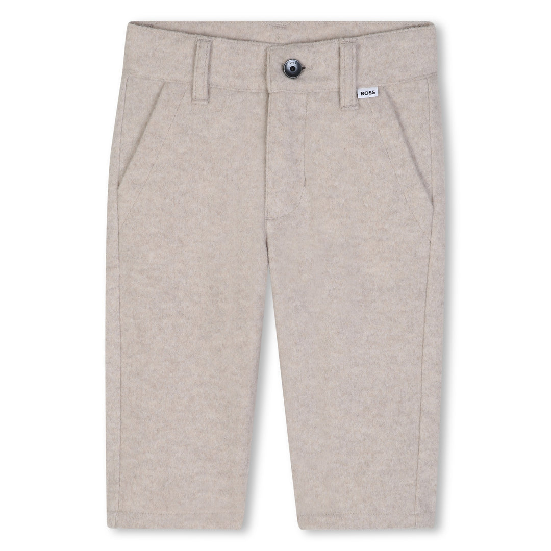 Hugo Boss Baby Boys Mottled Flannel Pants