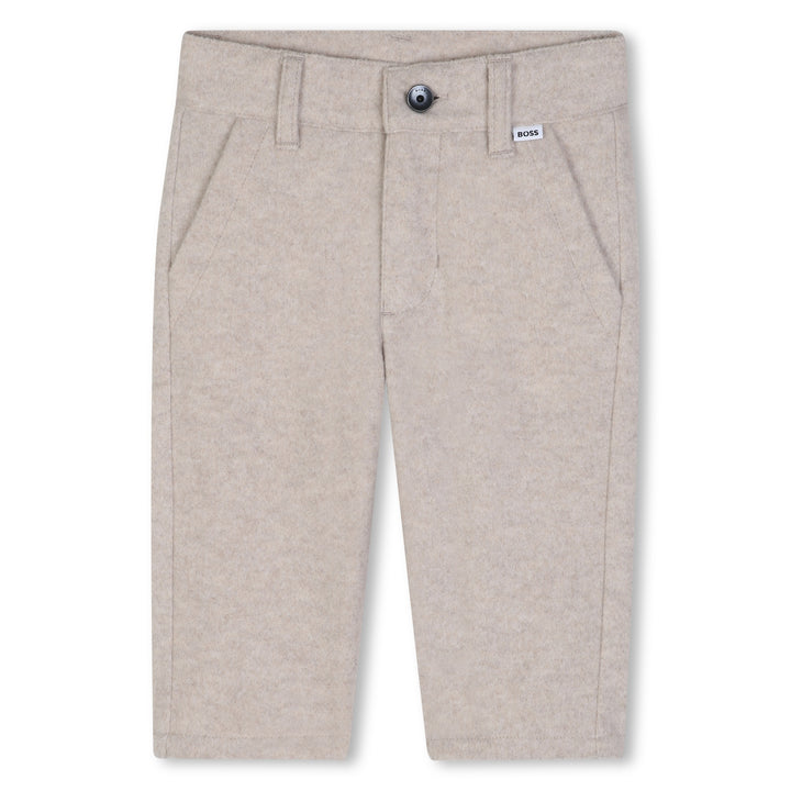 Hugo Boss Baby Boys Mottled Flannel Pants