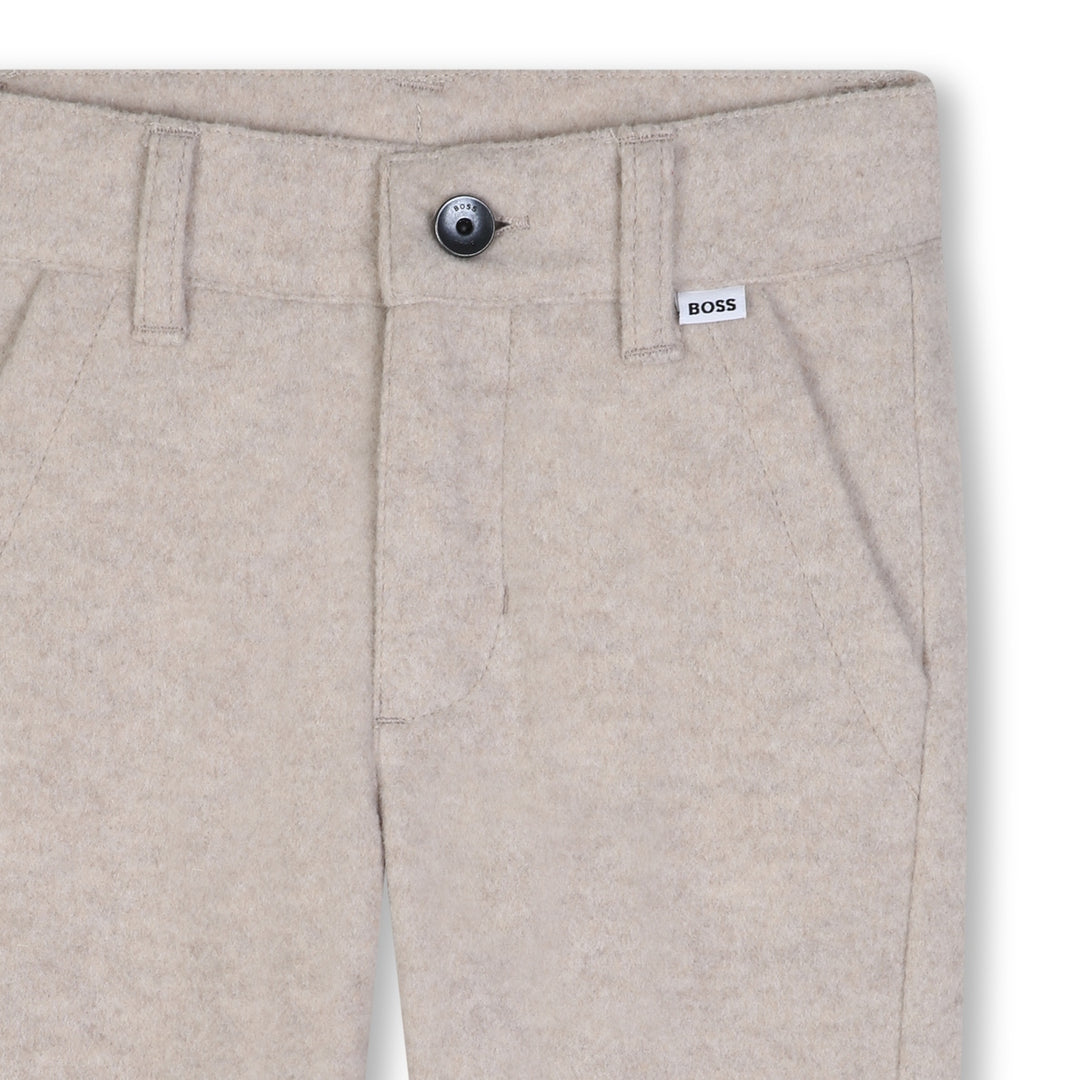 Hugo Boss Baby Boys Mottled Flannel Pants