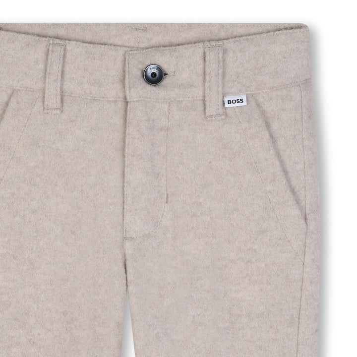 Hugo Boss Baby Boys Mottled Flannel Pants