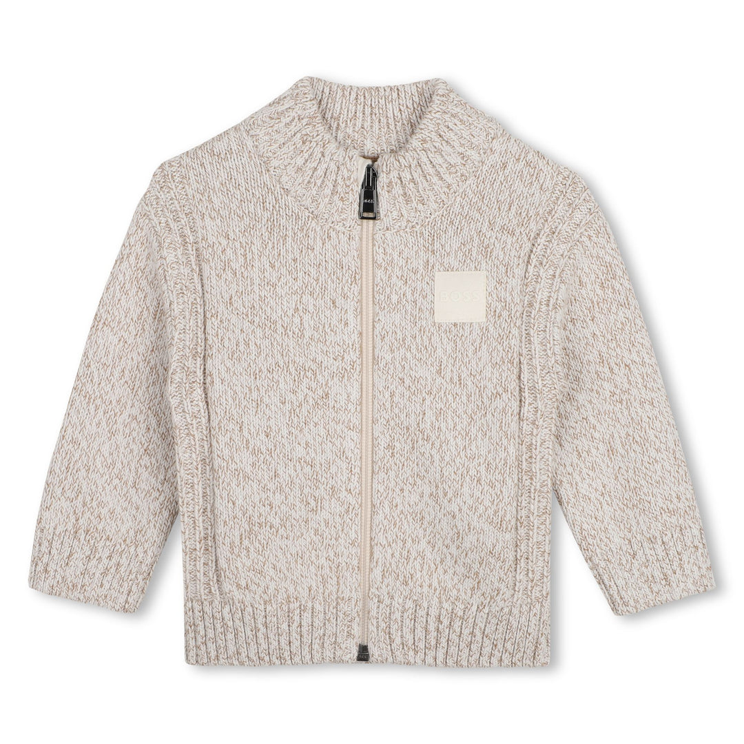 Hugo Boss Baby Boys Mottled Knit Cardigan