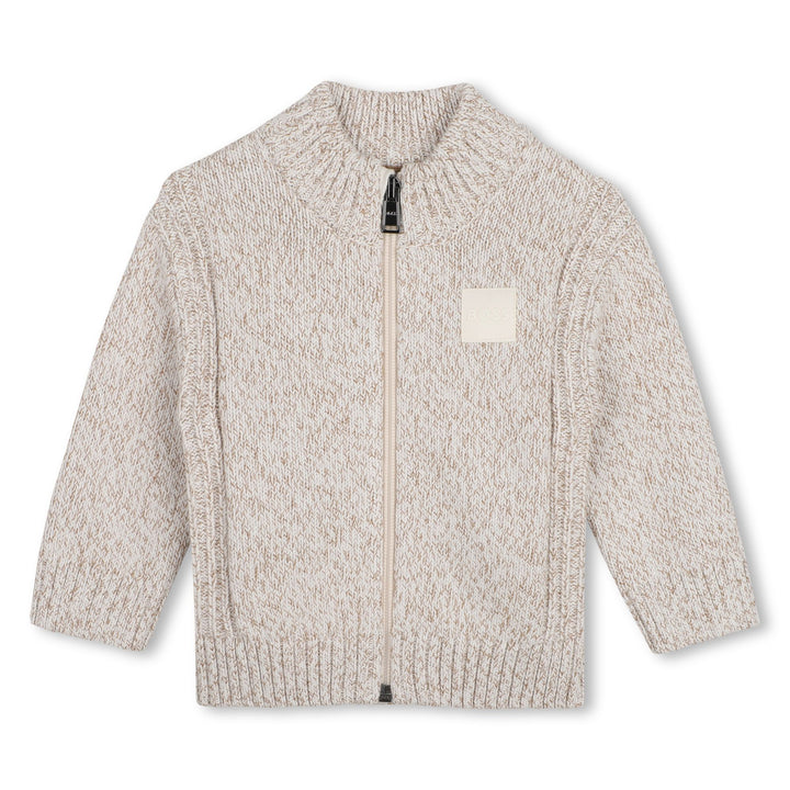 Hugo Boss Baby Boys Mottled Knit Cardigan
