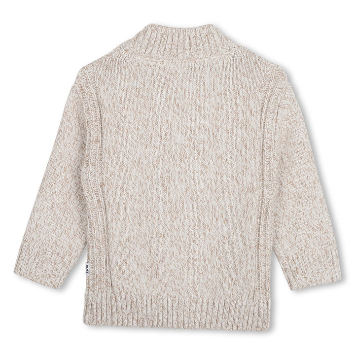 Hugo Boss Baby Boys Mottled Knit Cardigan