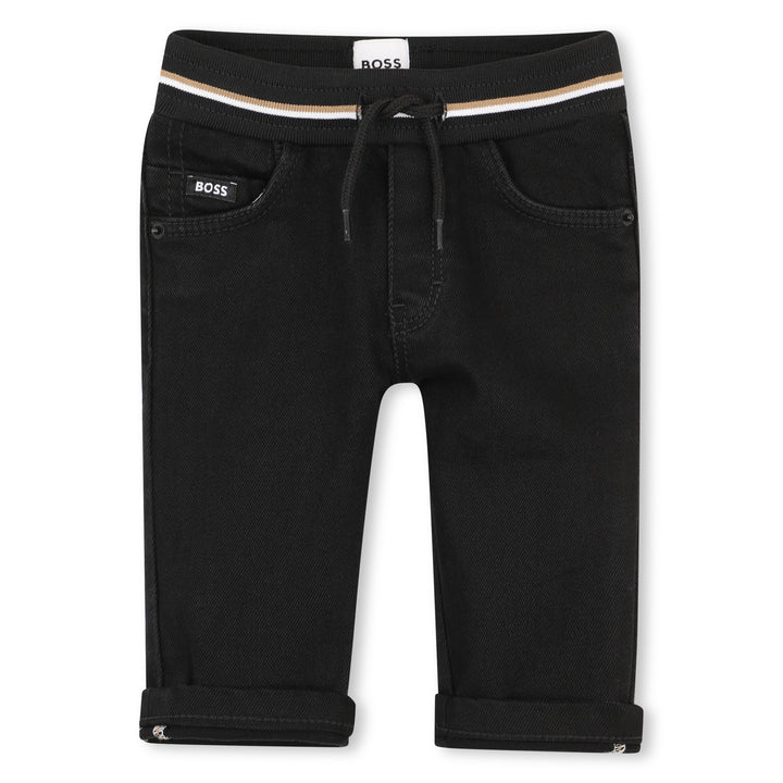 Hugo Boss Baby Boys Black Denim Pants