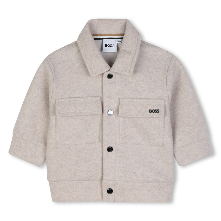 Hugo Boss Baby Boys Mottled Flannel Jacket