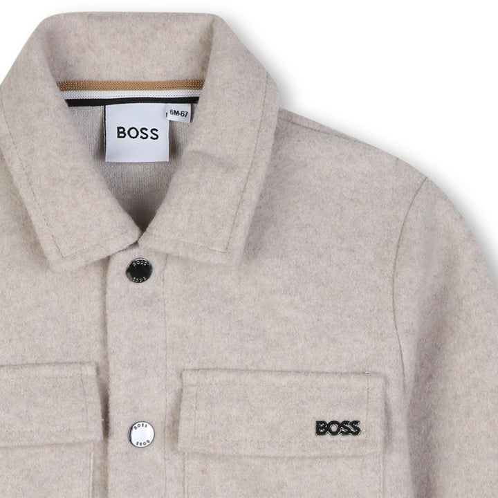 Hugo Boss Baby Boys Mottled Flannel Jacket
