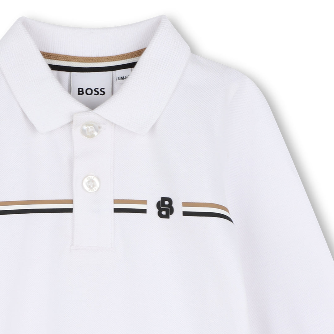 Hugo Boss Baby Boys White Polo