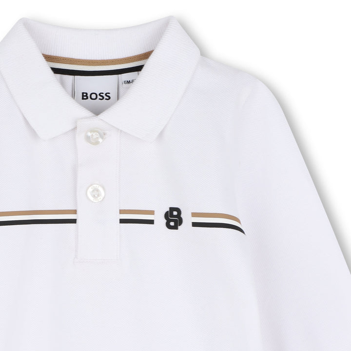 Hugo Boss Baby Boys White Polo