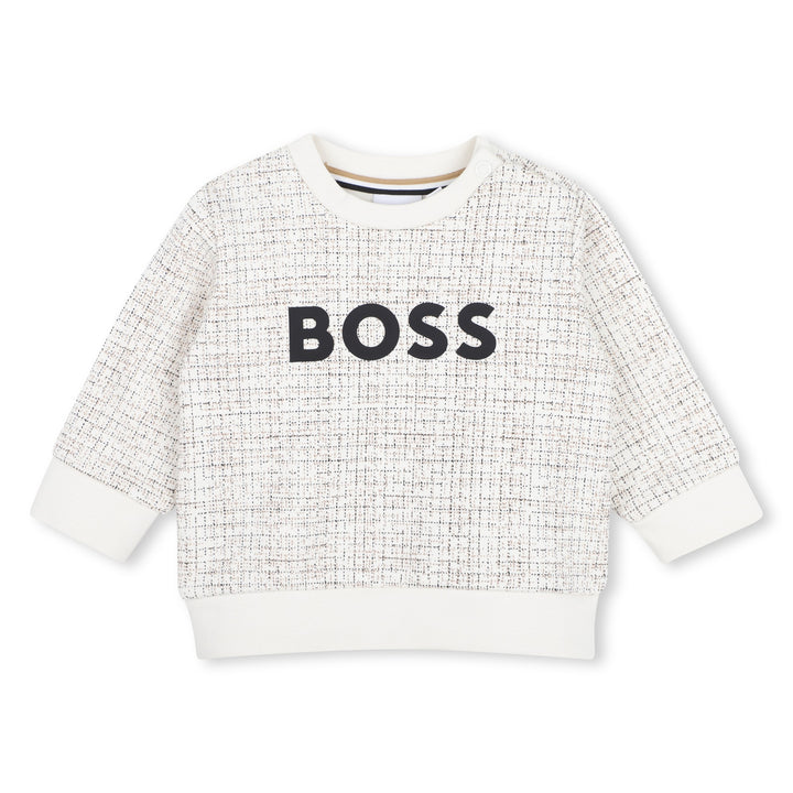 Hugo Boss Baby Boys Micro Check Sweatshirt